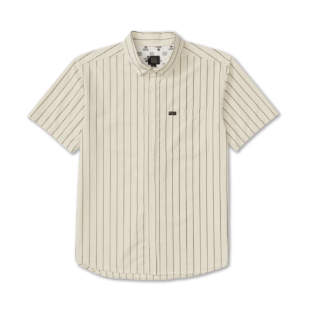 RVCA Mens Woven Dayshift Workwear Stripe