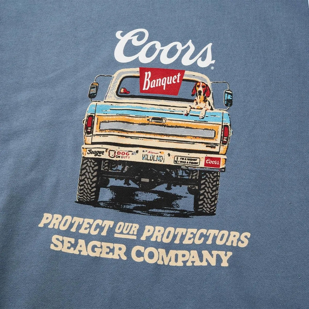 Seager Mens Sweatshirt Seager x Coors Banquet Bumper Hoodie