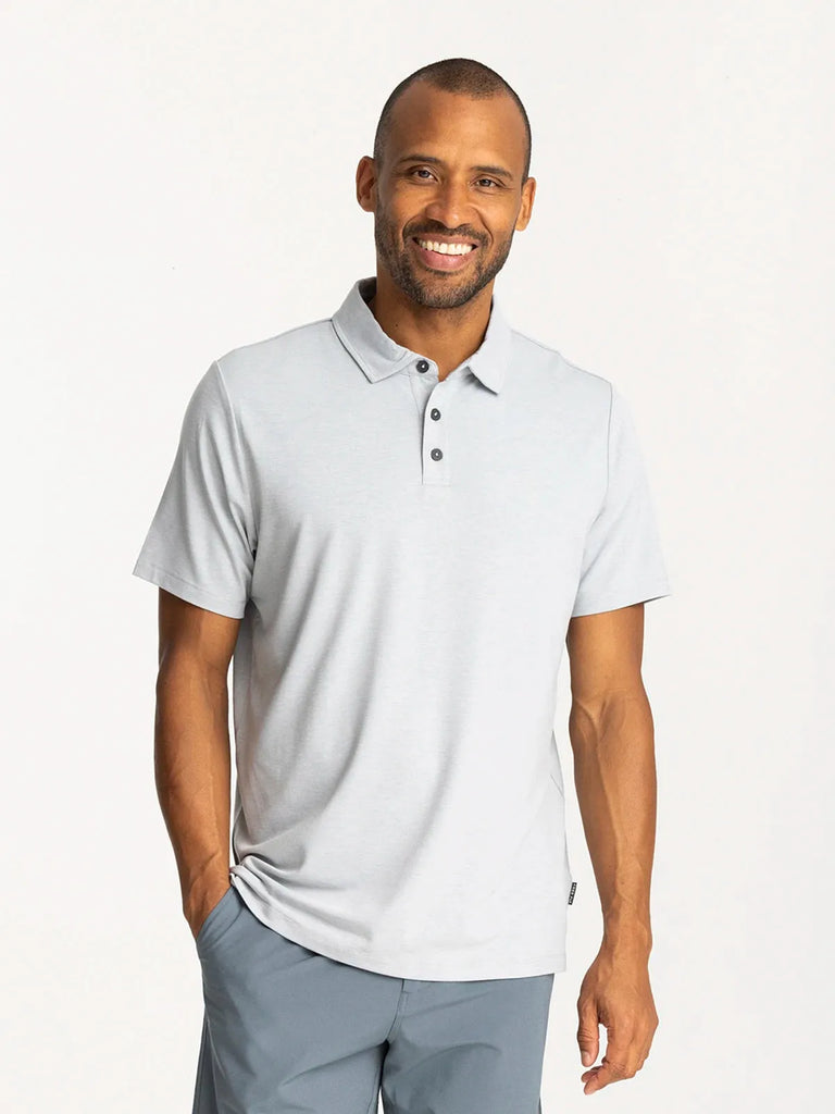 Free Fly Mens Knit Bamboo Flex Polo II