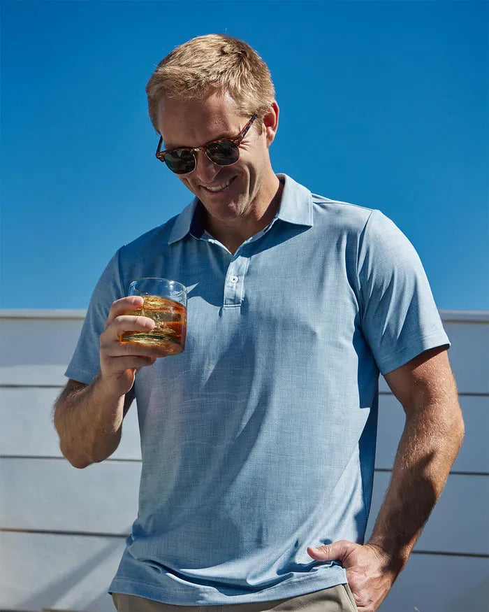 Toes On The Nose Mens Knit Clubhouse Polo