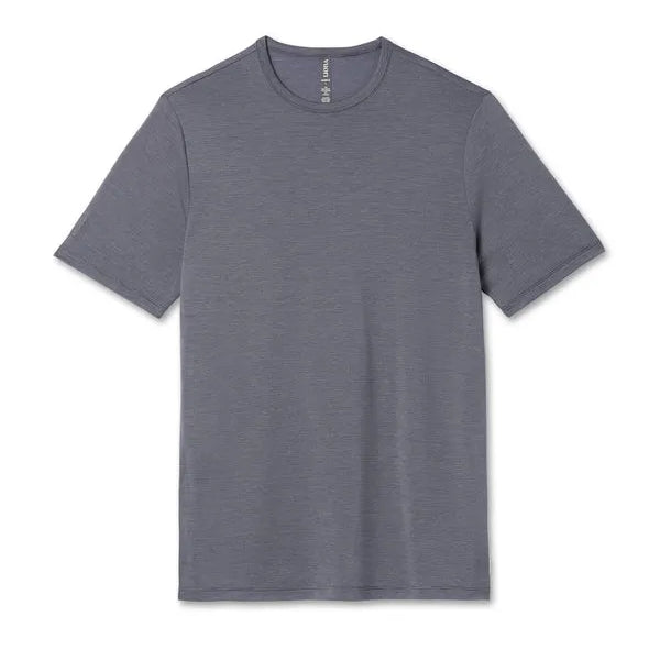 Vuori Mens Shirt Short Sleeve Marina Stripe