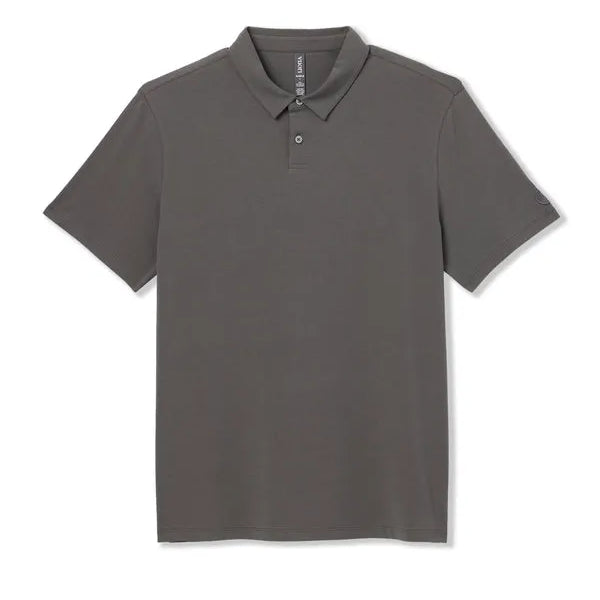 Vuori Mens Knit Short Sleeve Feather Polo