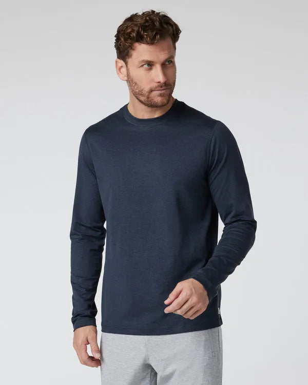 Vuori Mens Shirt Long Sleeve Ponto Performance Tee