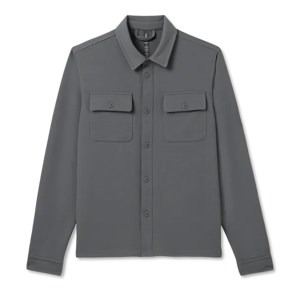 Vuori Mens Jacket Waffle Shirt Jacket