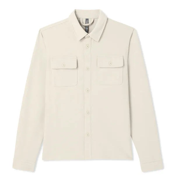 Vuori Mens Jacket Waffle Shirt Jacket