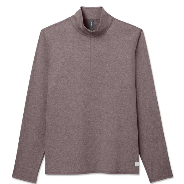 Vuori Mens Shirt Ponto Half Zip Mock Neck