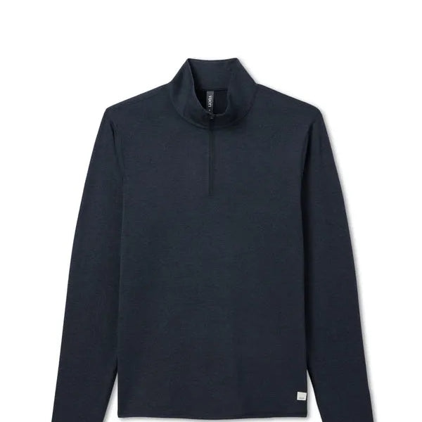 Vuori Mens Shirt Ponto Half Zip Mock Neck