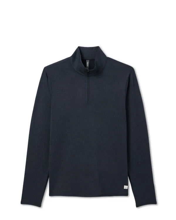 Vuori Mens Shirt Ponto Half Zip Mock Neck