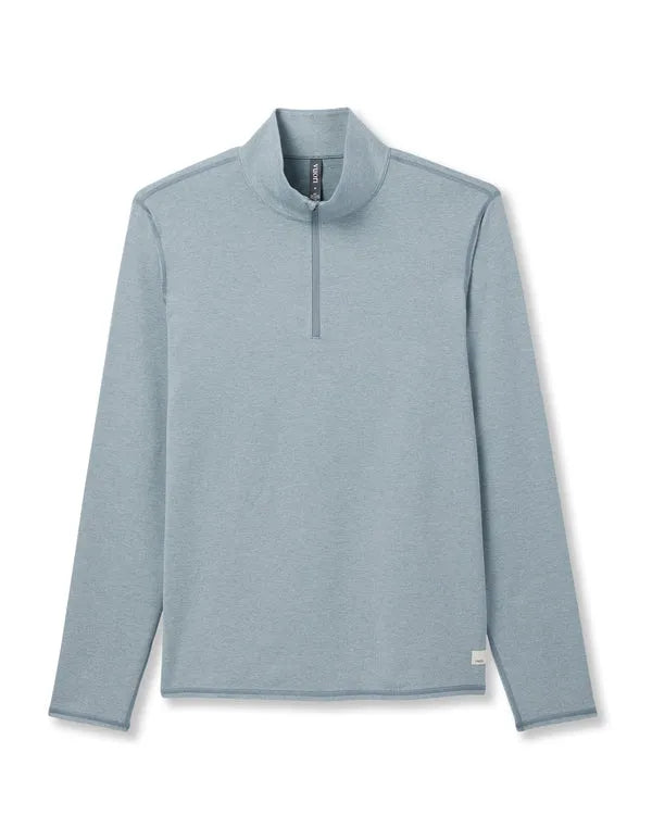 Vuori Mens Shirt Ponto Half Zip Mock Neck