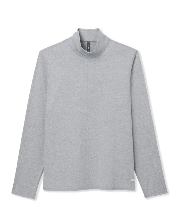 Vuori Mens Shirt Ponto Half Zip Mock Neck