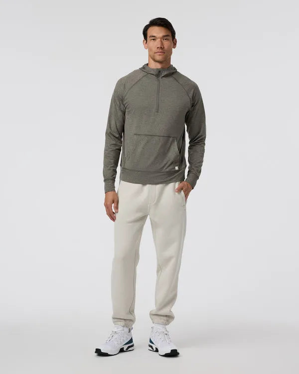 Vuori Mens Sweatshirt Ponto Performance Half Zip Hoodie