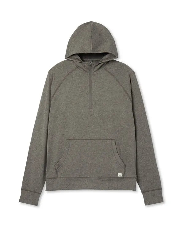 Vuori Mens Sweatshirt Ponto Performance Half Zip Hoodie