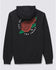 Vans Mens Sweatshirt Rose Rosette Full Zip Hoodie
