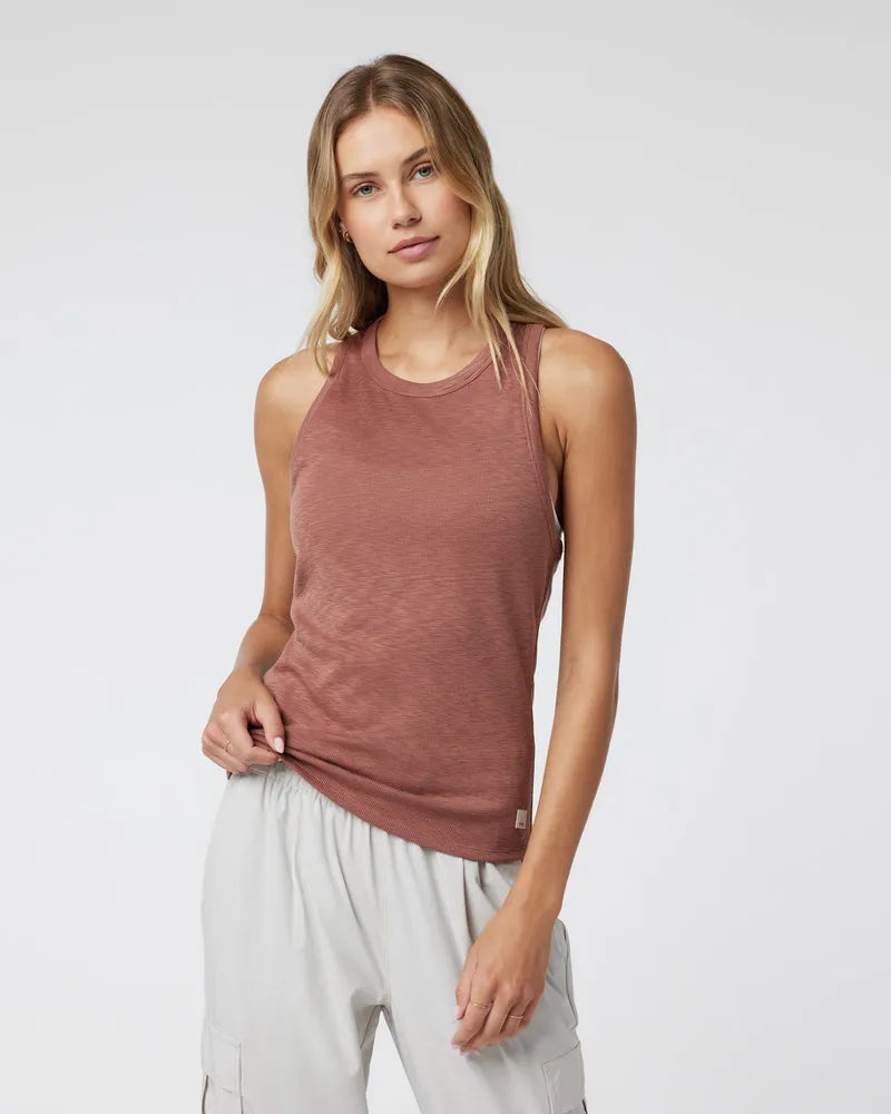 Vuori Womens Tank Top Sunrise High Neck Tank