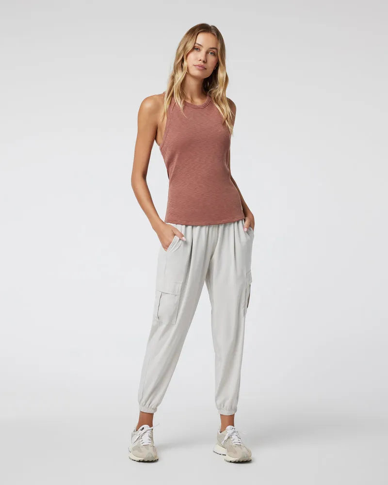 Vuori Womens Tank Top Sunrise High Neck Tank