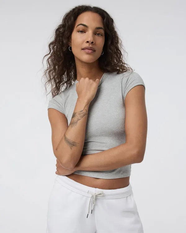 Vuori Womens Shirt Halo Baby Tee