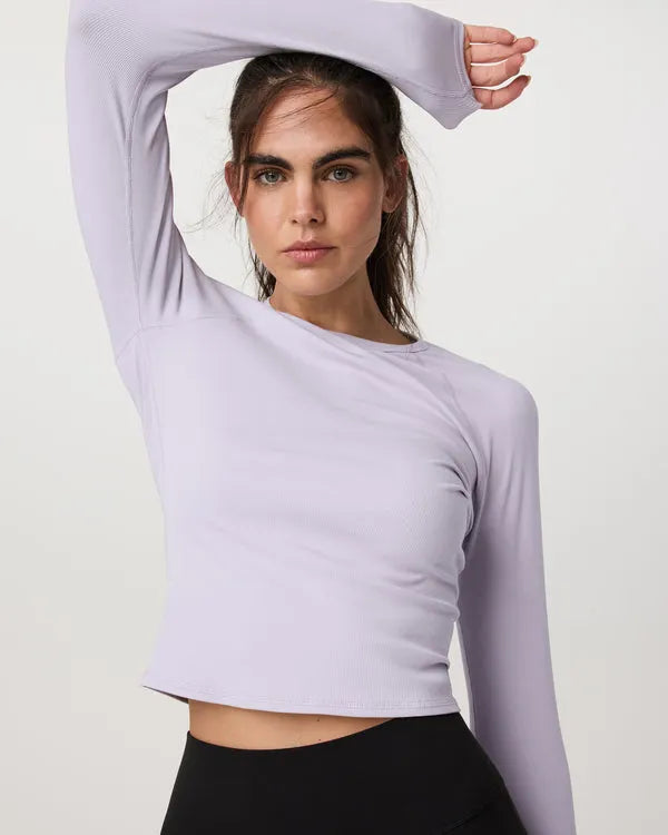 Vuori Womens Shirt Long Sleeve Pose Crew