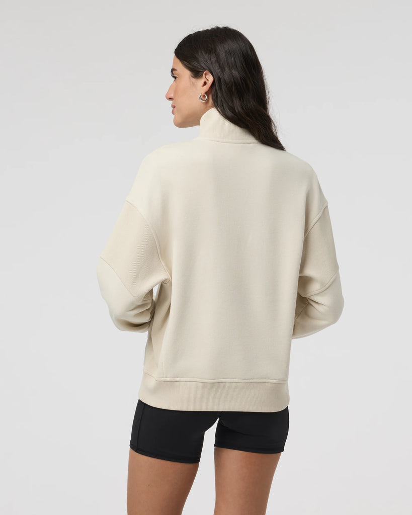 Vuori Womens Sweatshirt Sedona Rib Half Zip