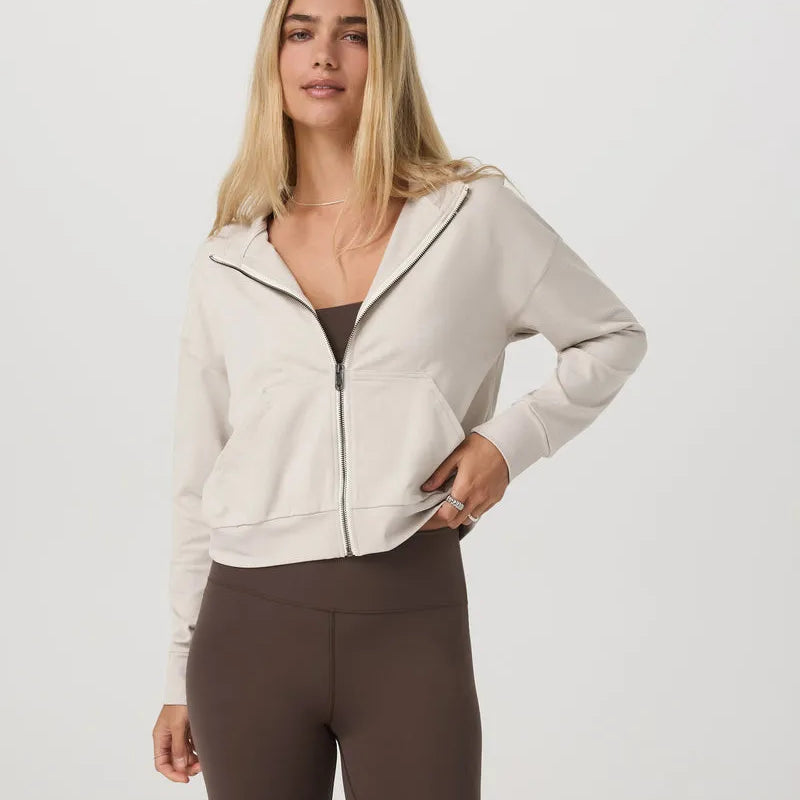 Vuori Womens Sweatshirt Halo Modern Full Zip Hoodie