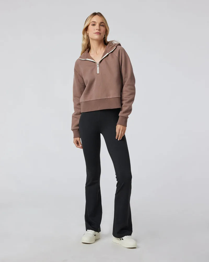 Vuori Womens Sweatshirt Restore Half Zip Hoodie
