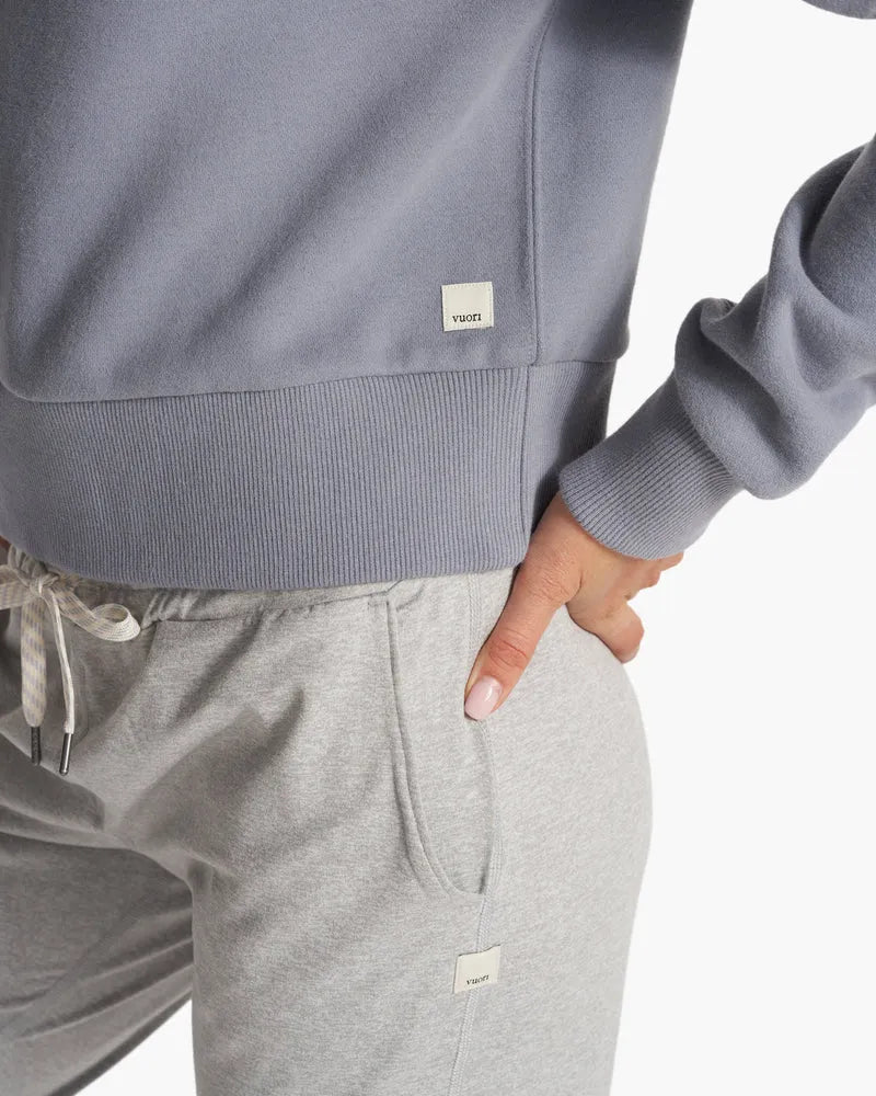 Vuori Womens Sweatshirt Restore Half Zip Hoodie
