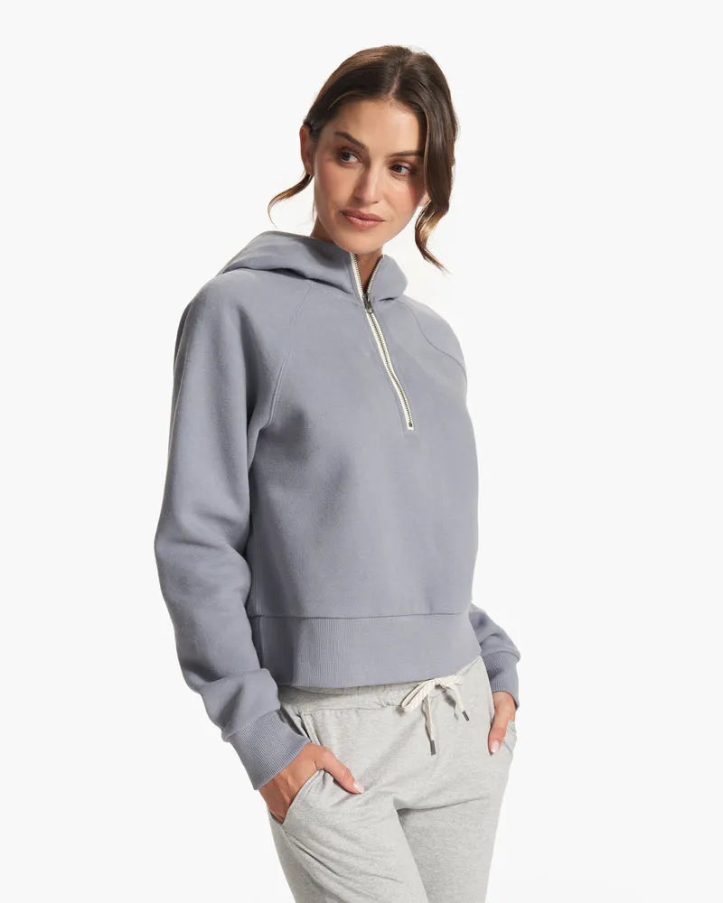 Vuori Womens Sweatshirt Restore Half Zip Hoodie