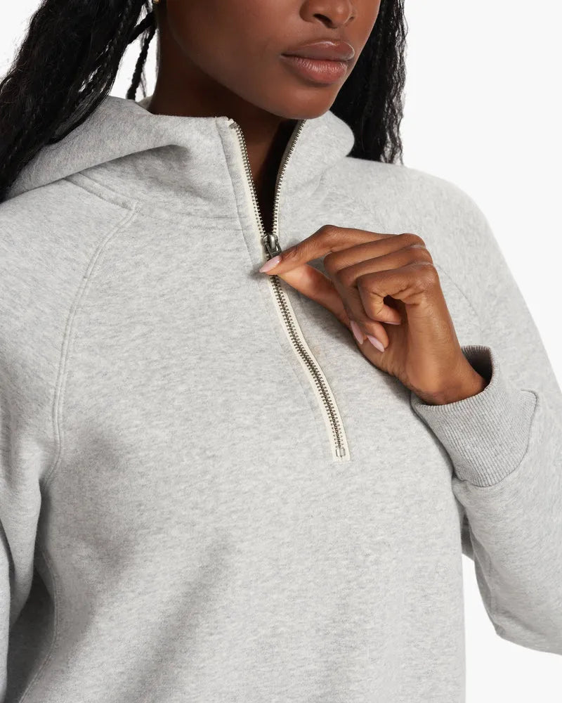 Vuori Womens Sweatshirt Restore Half Zip Hoodie