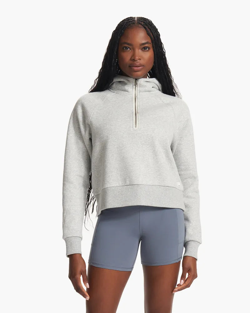 Vuori Womens Sweatshirt Restore Half Zip Hoodie