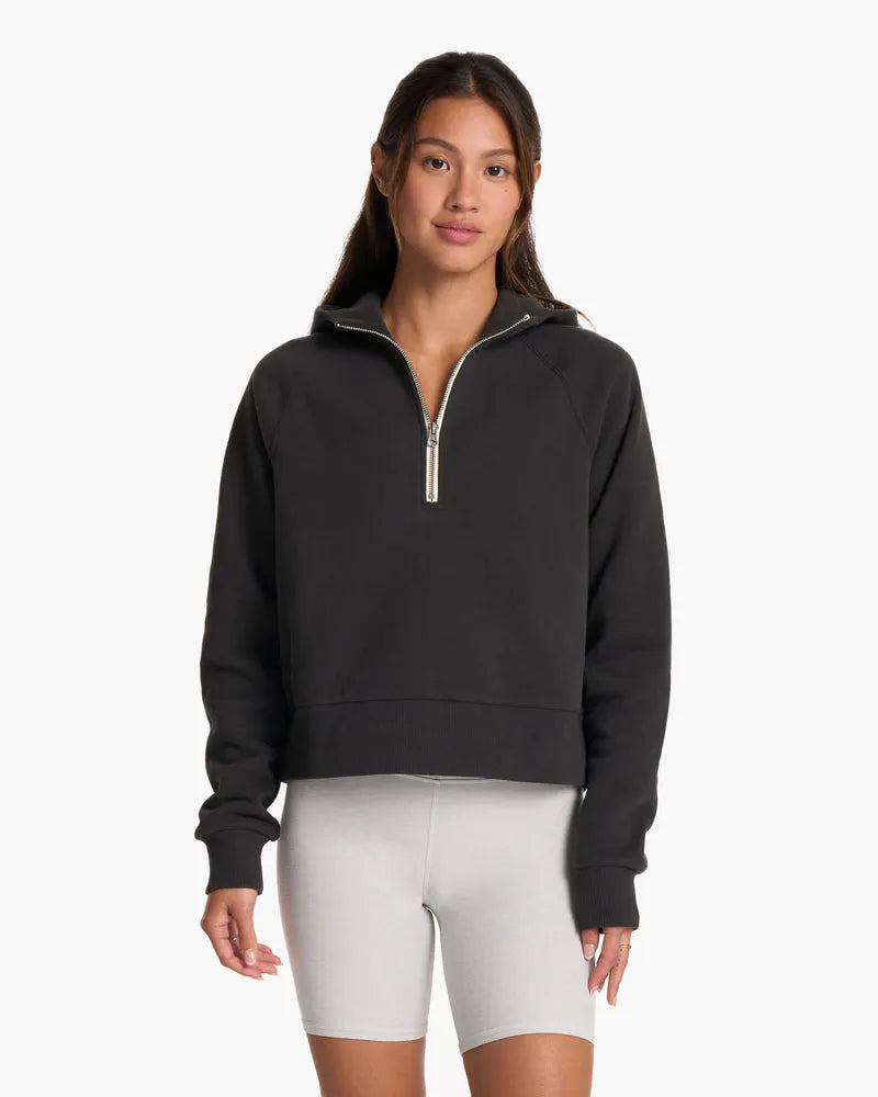 Vuori Womens Sweatshirt Restore Half Zip Hoodie