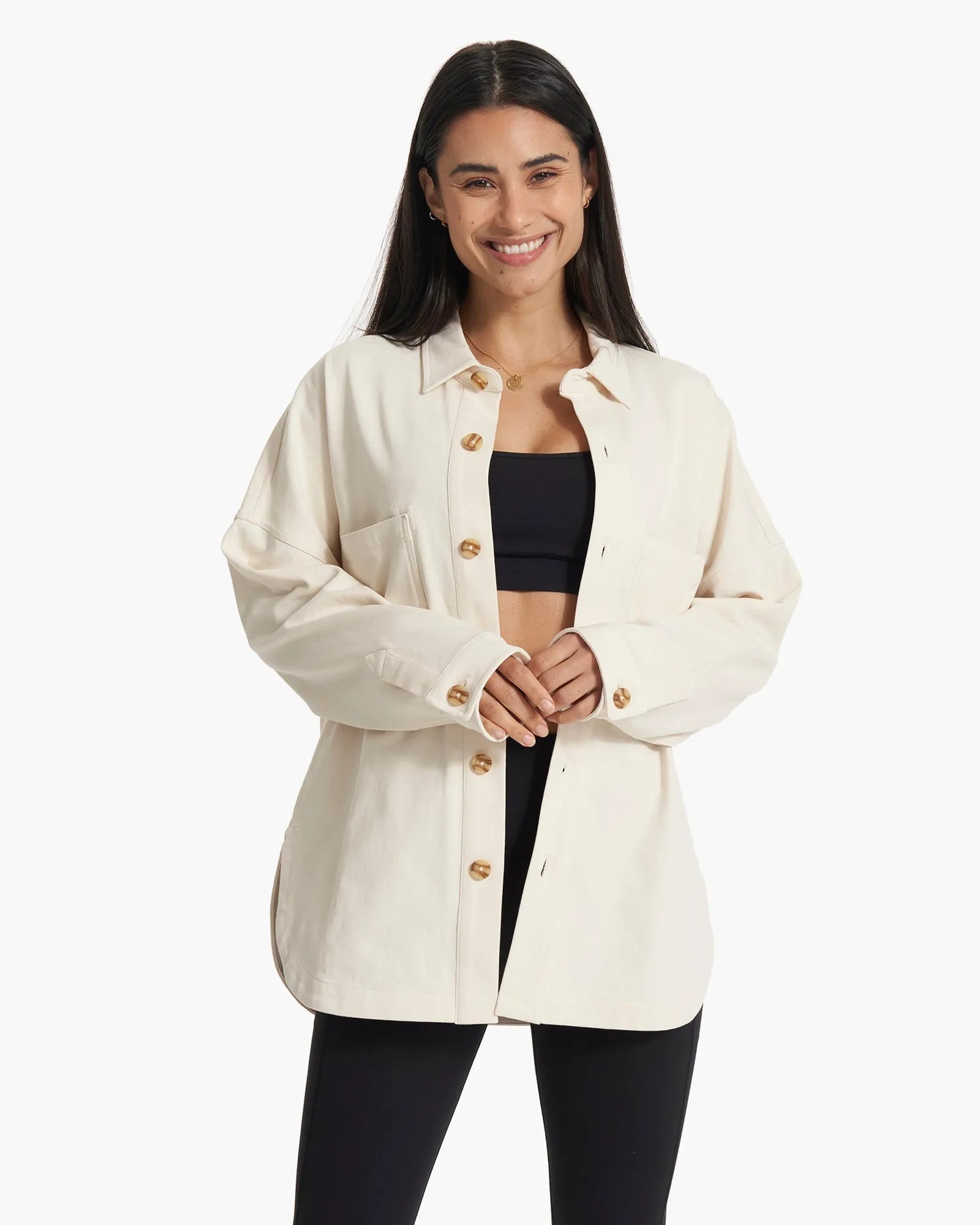 Button up jacket women's discount