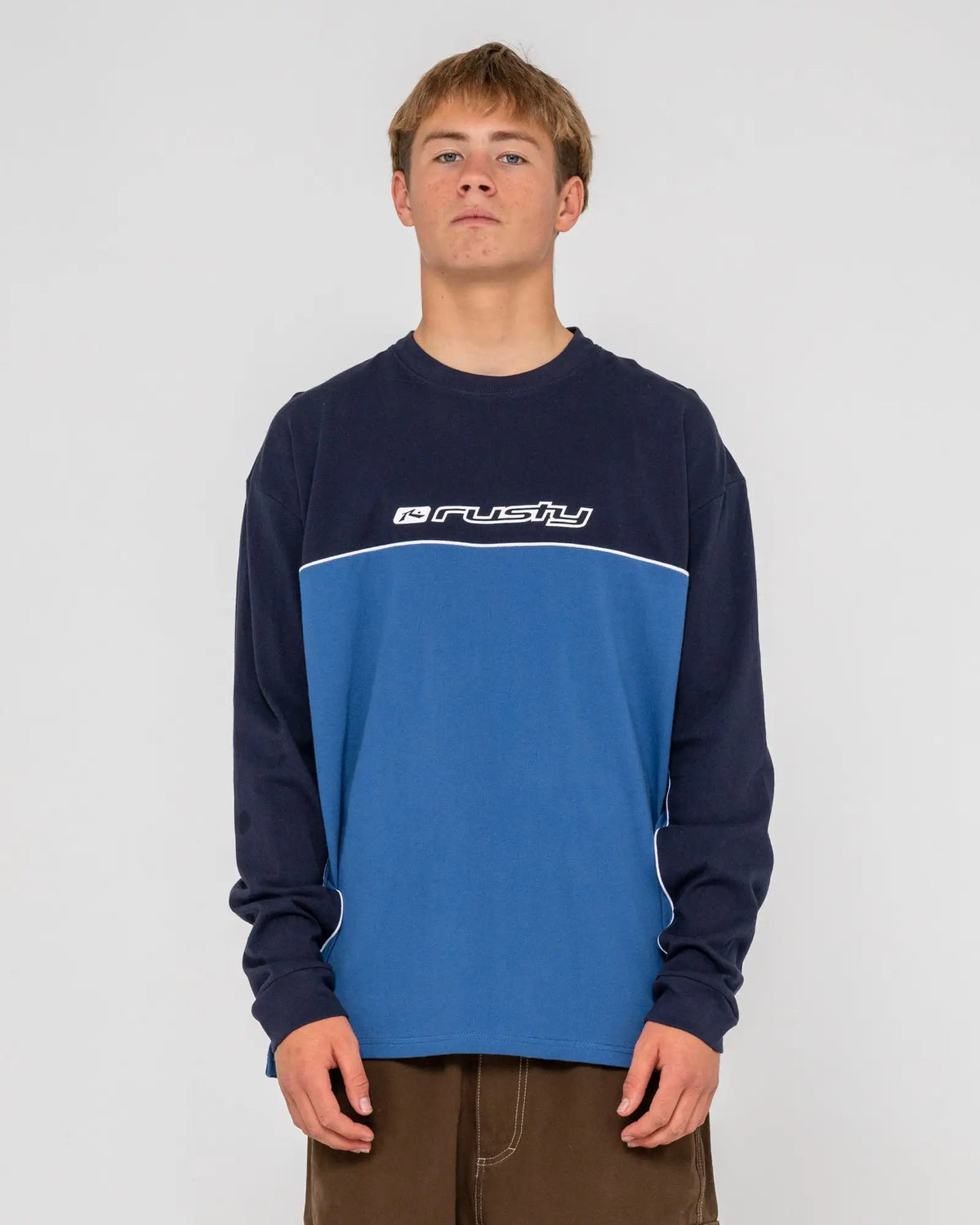 Rusty Mens Shirt Infinity Long Sleeve Tee