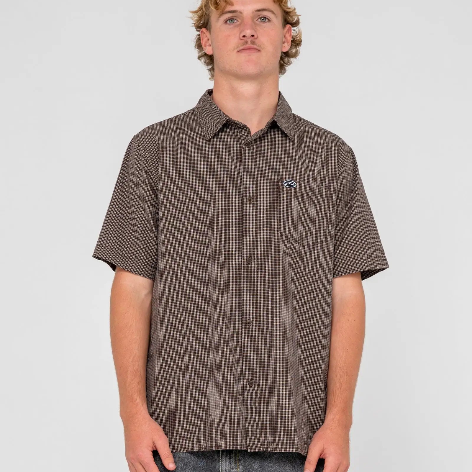 Rusty Mens Woven Datsun Check