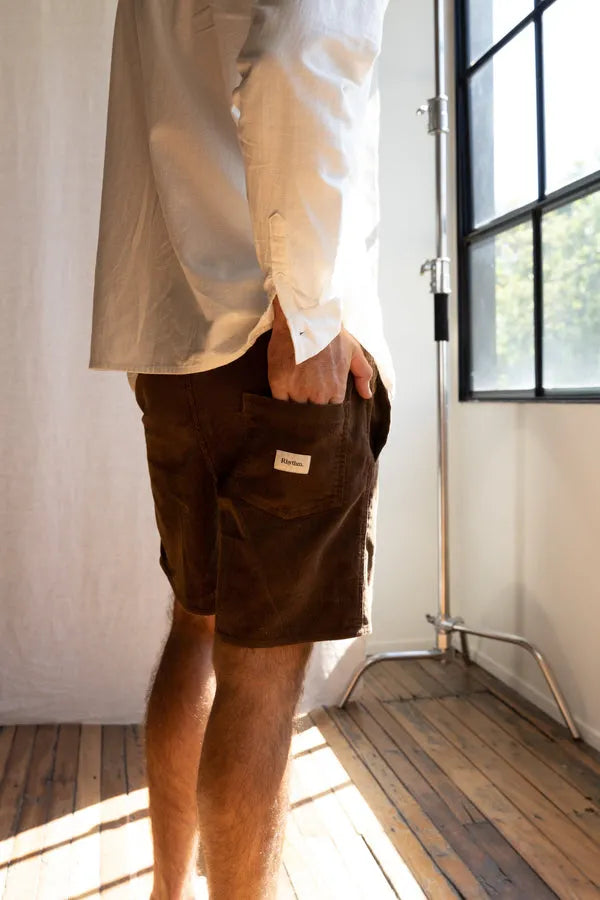 Rhythm Mens Shorts Classic Cord Jam