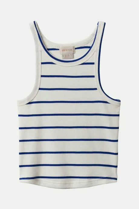 Brixton Womens Tank Top Organic Rib High Neck