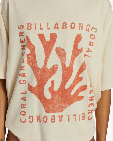 Billabong Womens Shirt True Boy Coral Gardener