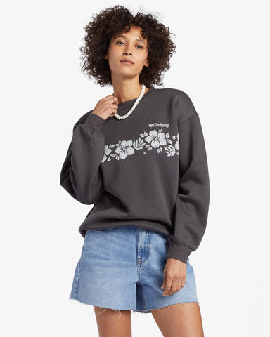 Billabong Womens Sweatshirt Forget Me Not