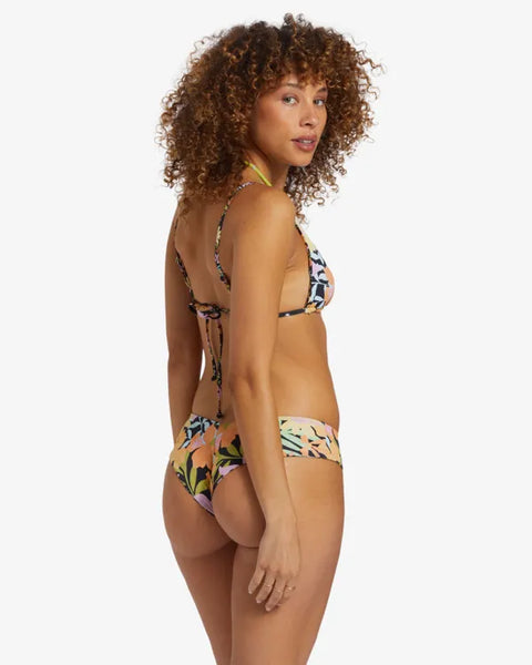 Billabong Womens Bikini Top Mas Aloha Slide Tall Tri Reversible