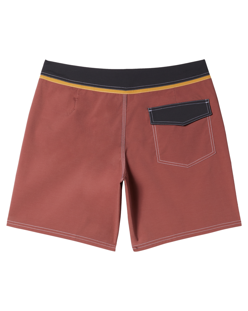 Quiksilver Mens Boardshorts Original Straight Leg Solid 18