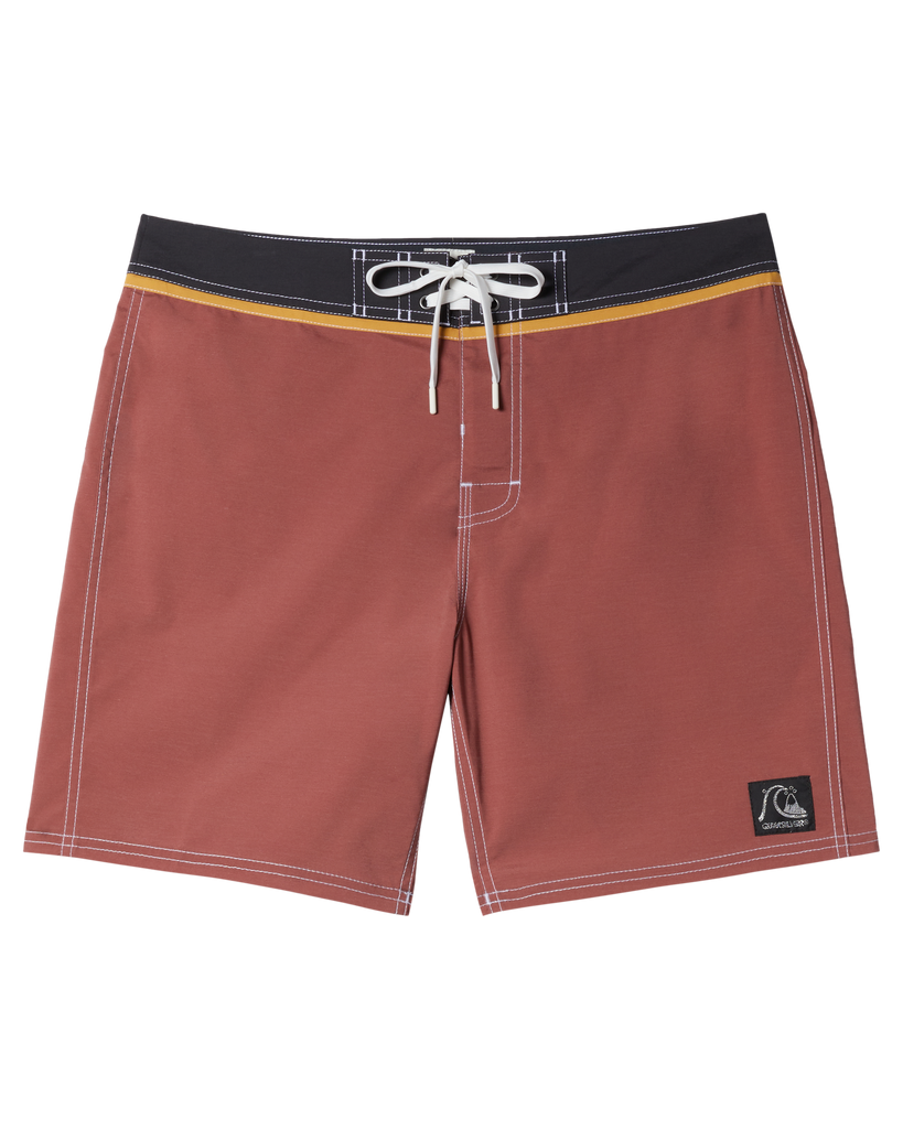 Quiksilver Mens Boardshorts Original Straight Leg Solid 18