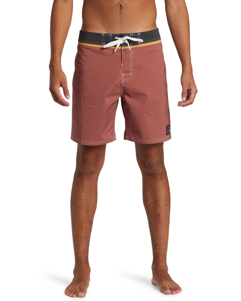 Quiksilver Mens Boardshorts Original Straight Leg Solid 18