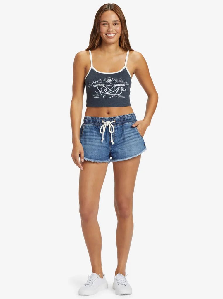 Roxy Womens Shorts Scenic Route Denim