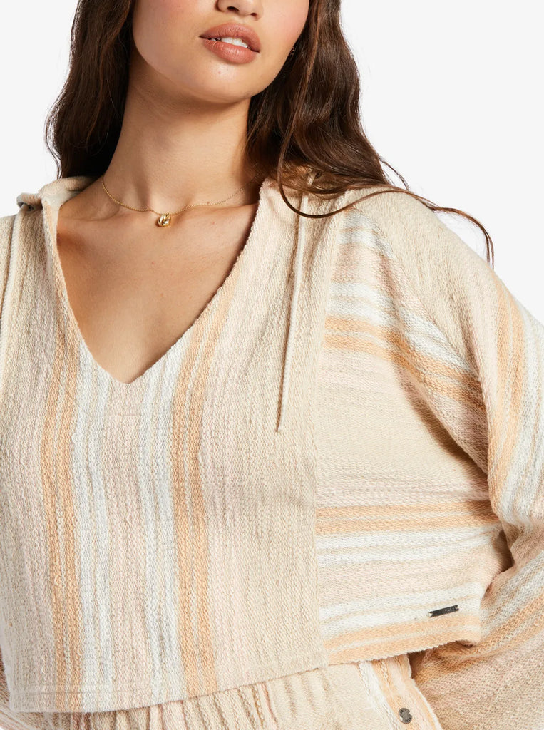 Roxy Womens Sweatshirt Todos Santos Poncho Style Hoodie