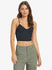 Roxy Womens Tank Top Brami Solid Halter Top