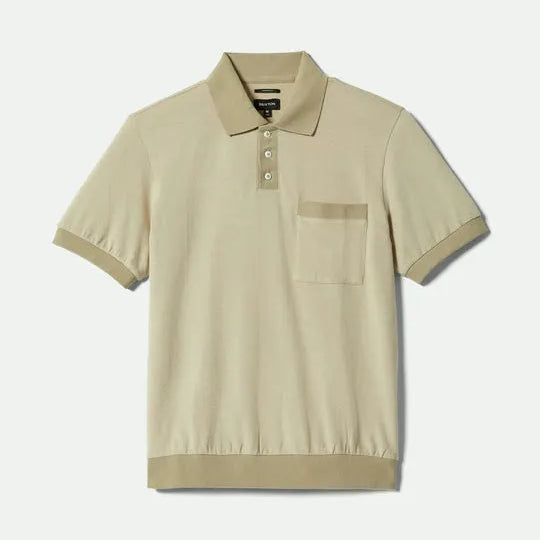 Brixton Mens Knit Weekend Herringbone Polo