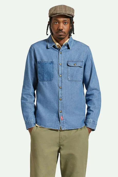 Brixton Mens Shirt Reserve Assembly Overshirt