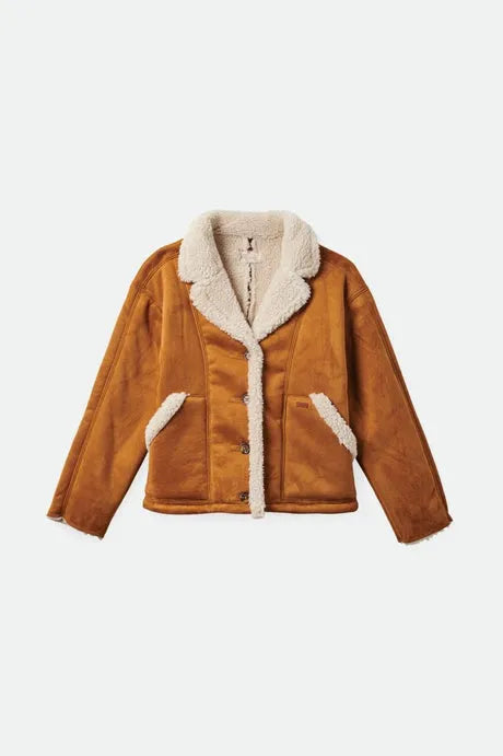 Brixton Womens Jacket Reserve Vegan Shearling