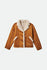 Brixton Womens Jacket Reserve Vegan Shearling