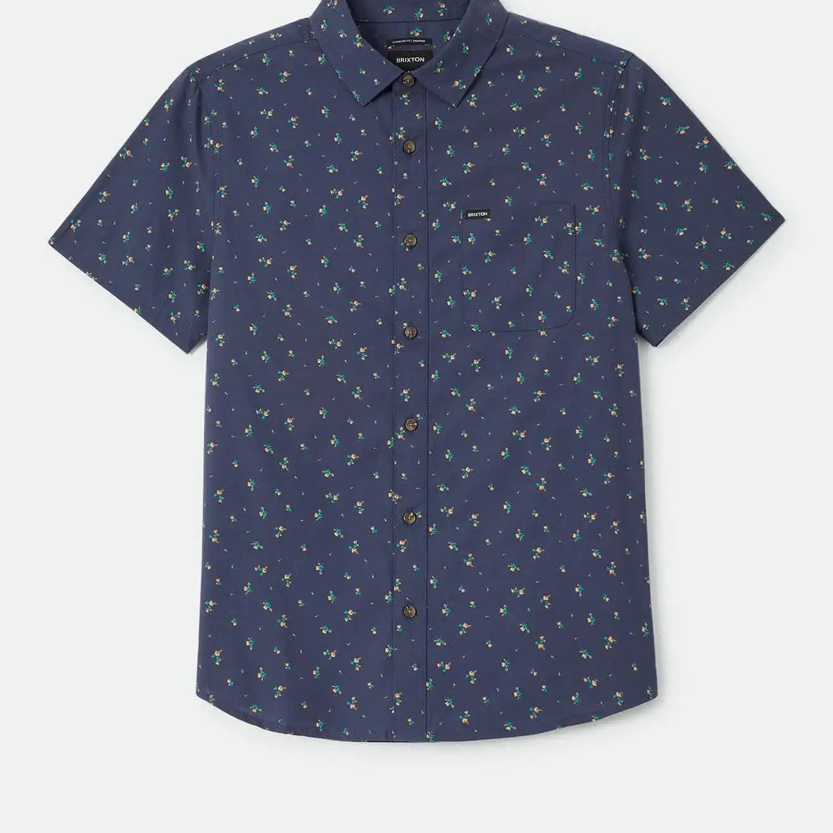 Brixton Mens Woven Charter Print