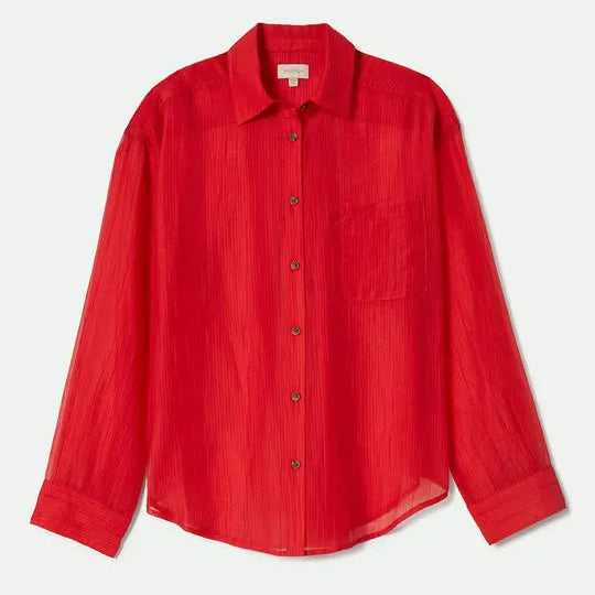 Brixton Womens Shirt East Side Boxy L/S Button Down