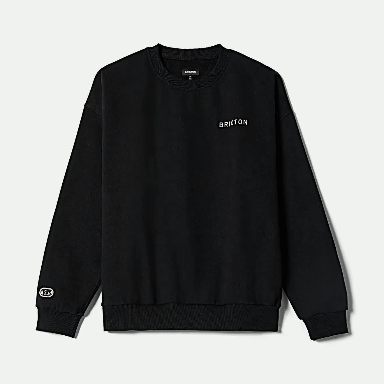 Brixton Mens Sweatshirt Embroidered Heavyweight Crew